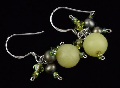 Mint Vintage Sterling Silver Drop Earrings