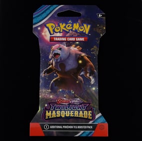 New Sealed Pokemon Twilight Masquerade Pack TCG