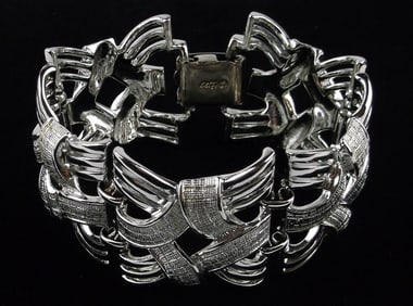 Mint Vintage 1950s Coro Craft Bracelet 7"