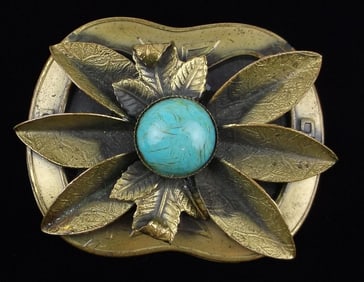 Stunning Big Antique 1890s Victorian Art Nouveau Brooch