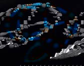 Mint Vint Sterling Silver Turquoise Eagle Arrowhead Necklace 20"