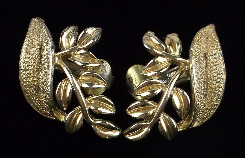Stunning Vintage 1960s Coro Craft Earrings: excellent condition