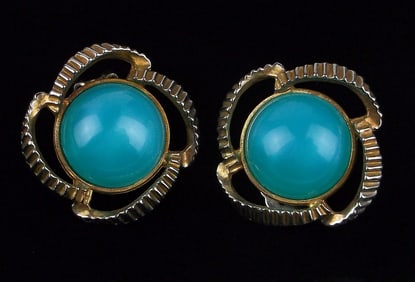 Stunning Vintage 1960s Atomic Earrings