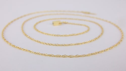 New Vintage 14kt GF Chain Necklace 19"