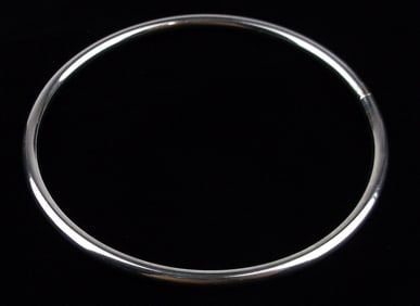 Mint Vintage Sterling Silver Bangle Bracelet 7.5"