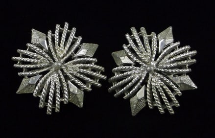 Gorgeous Vintage 1960s Coro Craft Starburst Earrings
