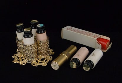 Gorgeous Vintage 1950s-70s Lipstick and Holder Lot