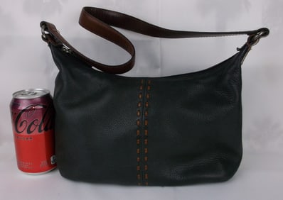 Stunning Vintage Fossil Leather Handbag Purse