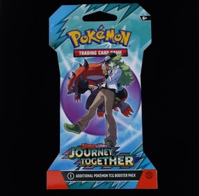 New Pokemon Sealed Journey Together TCG Card Pack