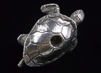 Mint Antique 1930s Turtle Candle Holder Cake Topper Birthday