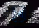 New Vint Big Sterling Silver 3ct Blue Spinel Ring 9 Signed