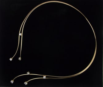 Mint Vintage Elegant Lay Wrap Necklace 16"