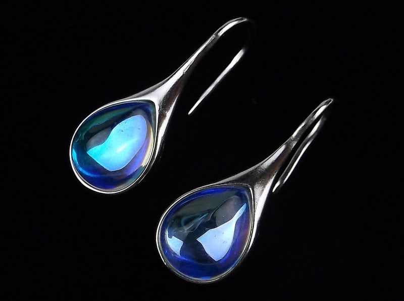 New Vintage Sterling Silver Teardrop Earrings (1 of 2)