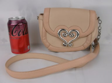 Stunning Vintage Brighton Leather Crossbody Handbag Purse