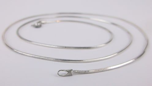 New Vintage Sterling Silver Chain Necklace 20"