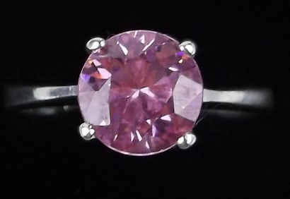 Mint Vint Sterling Silver 1ct Pink Tourmaline Ring 7