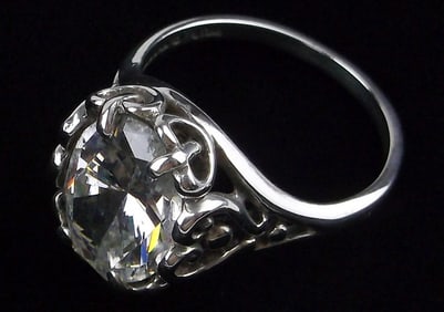 Mint Kabana Sterling Silver Cocktail Ring 9
