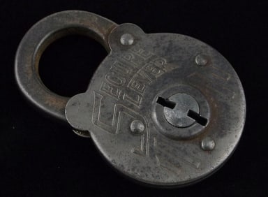 Gorgeous Antique Secure Lever Lock No Key