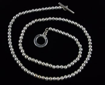 Gorgeous Vintage Chaps Ralph Lauren Ball Chain Necklace 18"