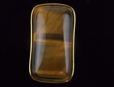 Mint Big Tigers Eye Designer Ring 8