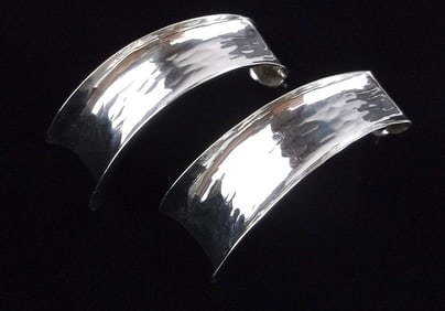 Mint Vintage Big Sterling Silver Drop Earrings