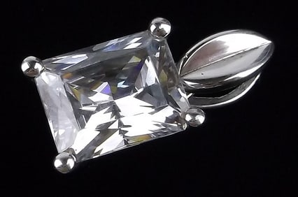 Mint Vintage Sterling Silver Drop Pendant