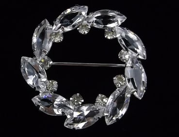 Mint Vintage 1960s Sterling Silver Brooch