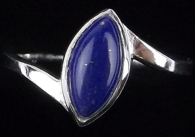 New Sterling Silver Lapis Lazuli Ring 7
