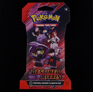 New Sealed Pokemon Destined Rivals Team Rocket TCG Pack: p A New Sealed Unweight Unsearched pokemon pack