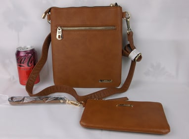 New Montana West Crossbody Handbag Purse Wallet Set