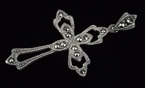 Mint Vintage Sterling Silver Cross Pendant