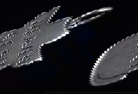 Stunning Vintage Sterling Silver Heaven Sent Cat Pendant: Guaranteed Solid 925 Sterling Silver, in Excellent Condition