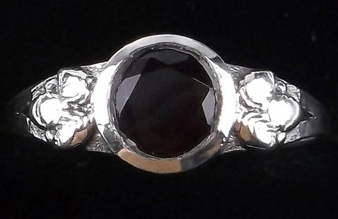 New Sterling Silver Garnet Ring 5.75: Solid Sterling Silver Guaranteed, in Brand New Never Worn Condition.