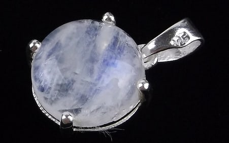 New Sterling Silver Moonstone Pendant