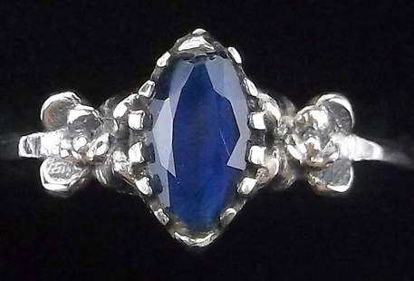 New Sterling Silver Blue Chalcedony Ring 7: Solid Sterling Silver Guaranteed, in Brand New Never Worn Condition.