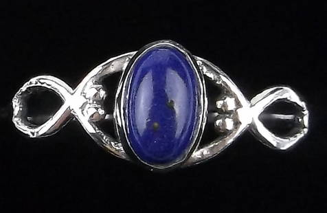 New Sterling Silver Lapis Ring 6.5: Solid Sterling Silver Guaranteed, in Brand New Never Worn Condition.