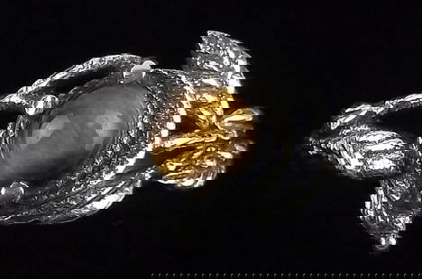 New Thick Sterling Silver Tigers Eye Tree Branch Ring 6: Solid Sterling Silver Guaranteed, in Brand New Never Worn Condition.