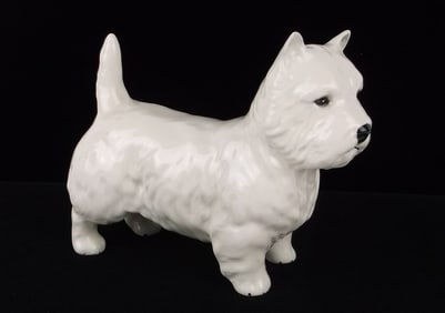 Mint Vintage Beswick England Porcelain Terrier Dog Sculpture
