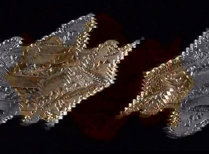 Gorgeous Antique 1890s Victorian 12kt GF Brooch Art Nouveau: beautiful condition