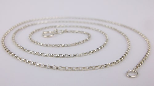 Mint Vintage Sterling Silver Chain Necklace 19"