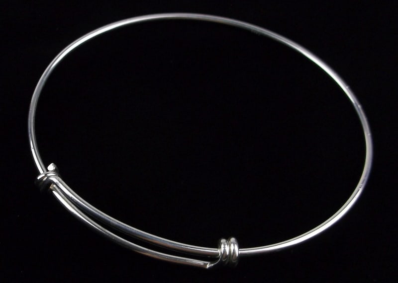 Mint Sterling Silver Adjustable Bracelet 6-9" Fit (1 of 3)