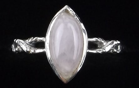 New Sterling Silver Moonstone Ring 6