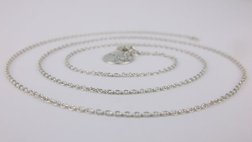 Mint Vintage Amy Peters Sterling Silver Chain Necklace 19"