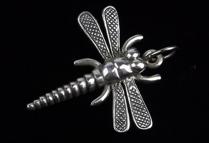 Mint Vintage Sterling Silver Dragonfly Pendant