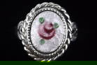 New Antique 1950s Navajo Sterling Silver Guilloche Ring 4