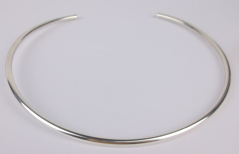 Mint Vint Heavy Thick Sterling Silver Choker Necklace 15": Guaranteed Solid 925 Sterling Silver, in Excellent Condition