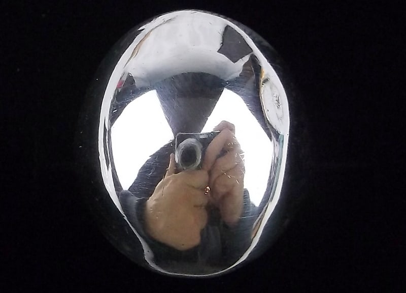 Stunning Vintage Sterling Silver Dome Ring 6 (1 of 2)