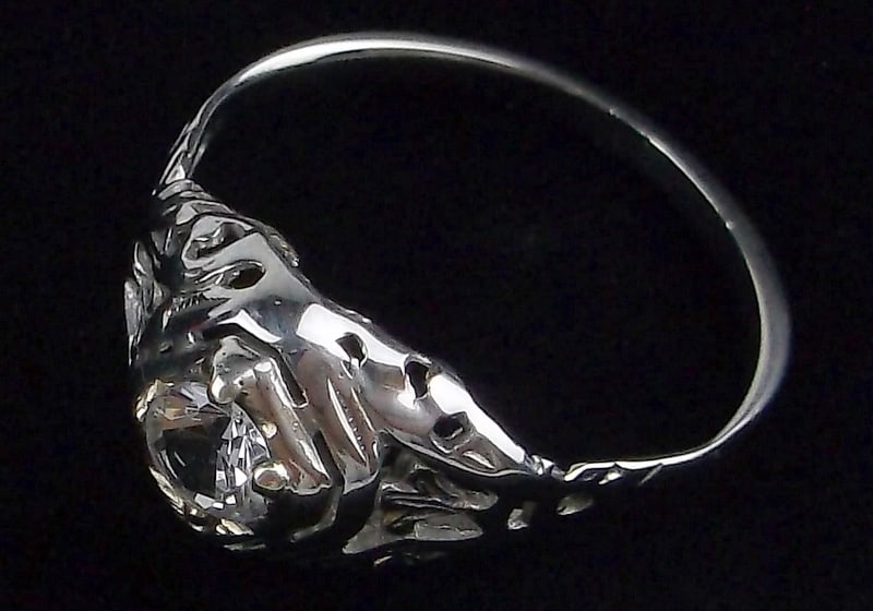 Mint Antique 1930s 14kt Gold Ring Size 6 - 1.53g (1 of 4)