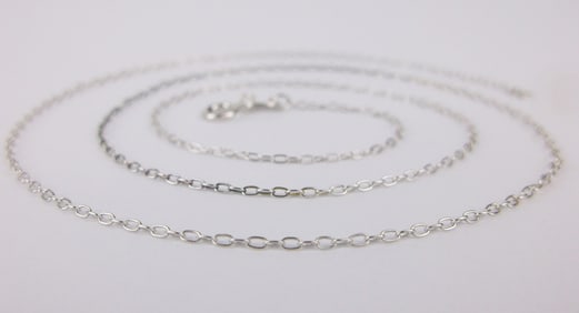 New Sterling Silver Chain Necklace 19"
