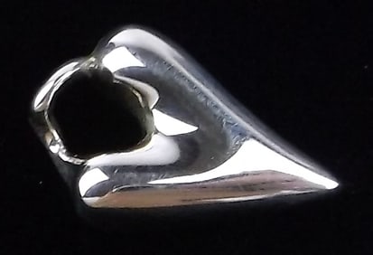 New Robert Lee Morris Sterling Silver Heart Pendant